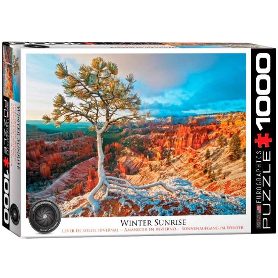 Puzzle Eurographics Amanecer de Invierno de 1000 Piezas