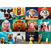 Puzzle Eurographics Animales Divertidos de 1000 Piezas