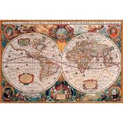Puzzle Eurographics Antiguo Mapa del Mundo de 2000 Piezas