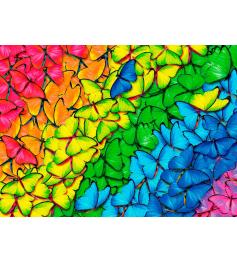 Puzzle Eurographics Arcoíris de Mariposas de 1000 Piezas