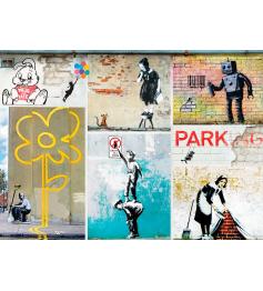 Puzzle Eurographics Arte Callejero de Banksy de 1000 Piezas