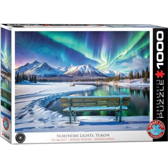 Puzzle Eurographics Aurora Boreal Del Yukón 1000 Piezas