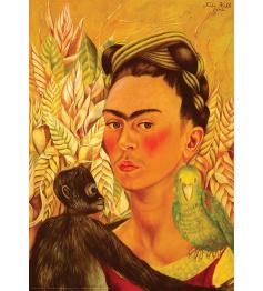 Puzzle Eurographics Autorretrato Con Mono y Perico 1000 Piezas