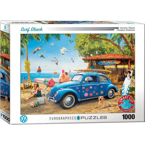 Puzzle Eurographics Autos Clásicos Americanos Surf Shack de 100