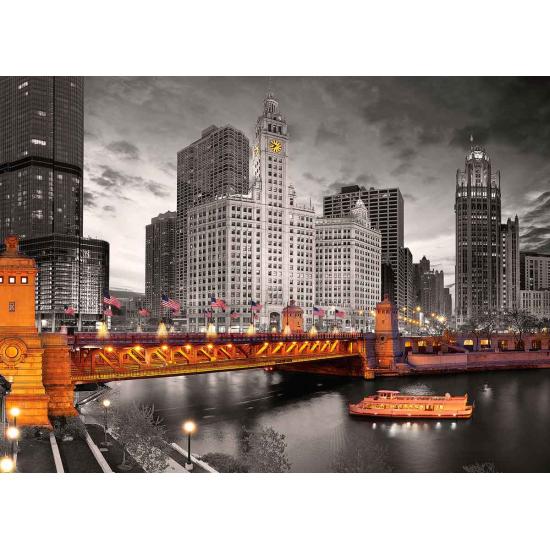 Puzzle Eurographics Avenida Chicago Michigan de 1000 Piezas