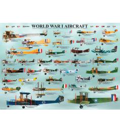 Puzzle Eurographics Aviones 1ª Guerra Mundial de 1000 Piezas