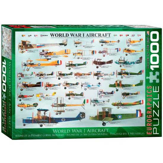 Puzzle Eurographics Aviones 1ª Guerra Mundial de 1000 Piezas