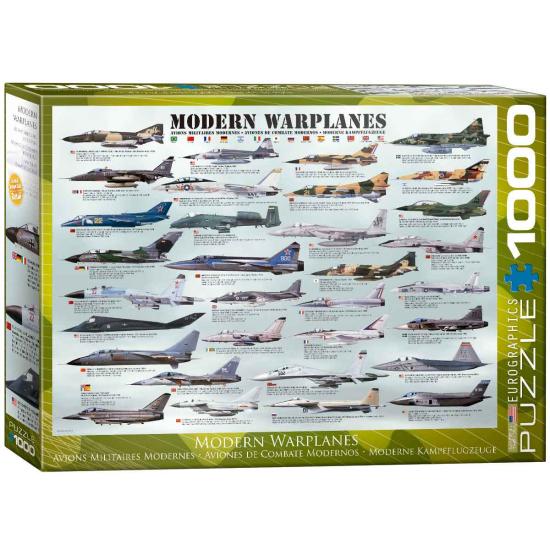 Puzzle Eurographics Aviones de Guerra Modernos de 1000 Piezas Puzzle Eurographics Aviones de Guerra Modernos de 1000 Piezas