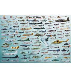 Puzzle Eurographics Aviones Militares de 2000 Piezas