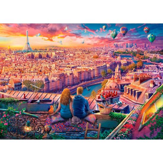 Puzzle Eurographics Azotea en París de 1000 Piezas