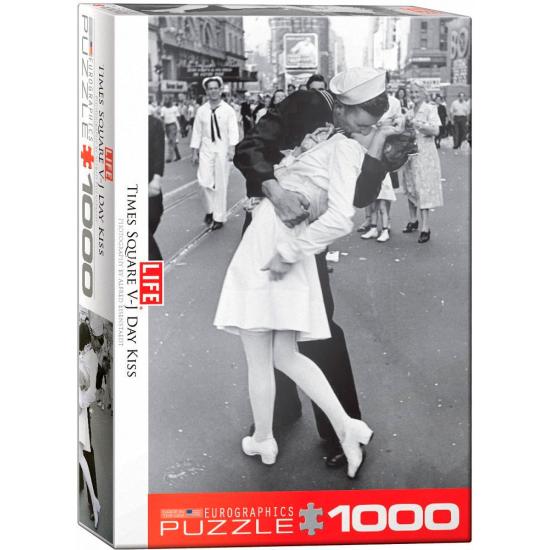 Puzzle Eurographics Beso en Times Square de 1000 Piezas Puzzle Eurographics Beso en Times Square de 1000 Piezas