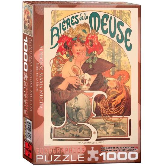Puzzle Eurographics Bieres de la Meuse de 1000 Pzas