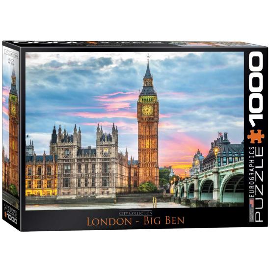 Puzzle Eurographics Big Ben, Londres de 1000 Piezas Puzzle Eurographics Big Ben, Londres de 1000 Piezas