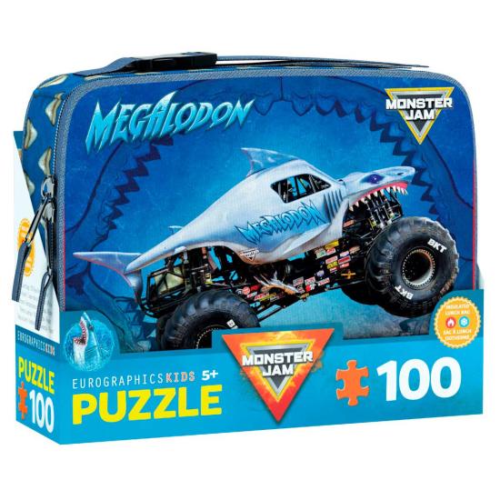 Puzzle Eurographics Bolsa De Almuerzo Monster Jam Megalodon 100