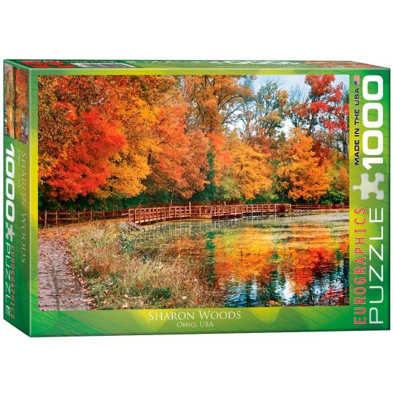 Puzzle Eurographics Bosque de Sharon, Ohio de 1000 Piezas Puzzle Eurographics Bosque de Sharon, Ohio de 1000 Piezas