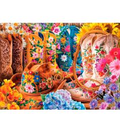 Puzzle Eurographics Botas de Vaquera de 1000 Piezas