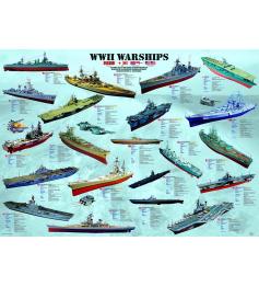 Puzzle Eurographics Buques de la 2ª Guerra Mundial de 1000 Piez