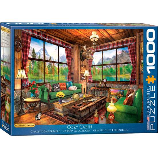 Puzzle Eurographics Cabaña Acogedora de 1000 Piezas Puzzle Eurographics Cabaña Acogedora de 1000 Piezas