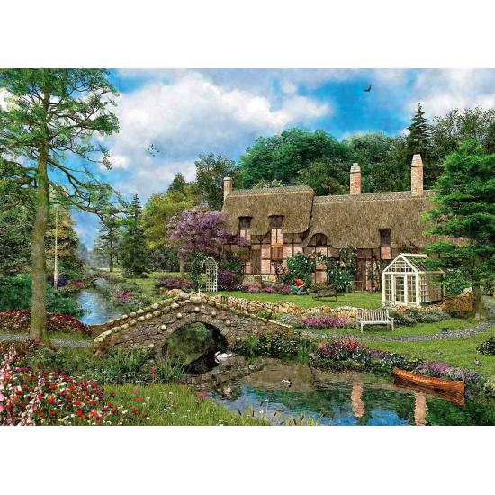 Puzzle Eurographics Camino de Piedras hasta Cabaña 1000 Piezas