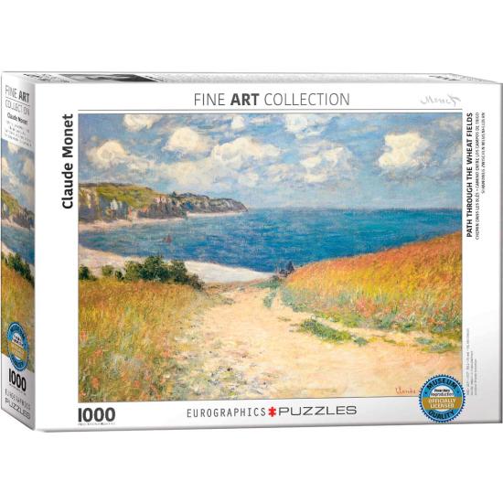 Puzzle Eurographics Camino entre Campos de Trigo de 1000 Piezas Puzzle Eurographics Camino entre Campos de Trigo de 1000 Piezas