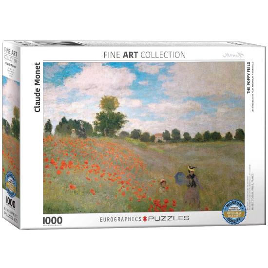 Puzzle Eurographics Campo de Amapolas de 1000 Piezas