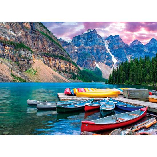 Puzzle Eurographics Canoas en el Lago de 1000 Piezas