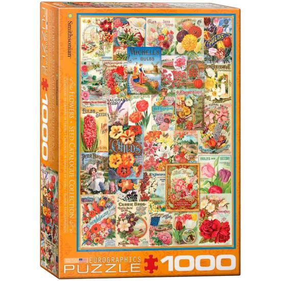 Puzzle Eurographics Catálogos de Semillas de Flores de 1000 Pzs Puzzle Eurographics Catálogos de Semillas de Flores de 1000 Pzs