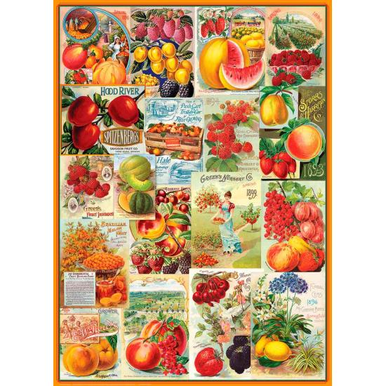 Puzzle Eurographics Catálogos de Semillas de Frutas de 1000 Pza