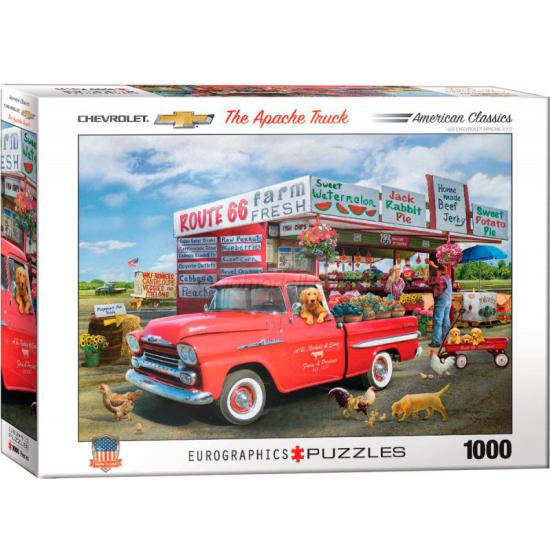 Puzzle Eurographics Chevrolet Apache-Giordano 1959 de 1000 Pzs Puzzle Eurographics Chevrolet Apache-Giordano 1959 de 1000 Pzs