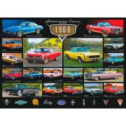 Puzzle Eurographics Coches Americanos de 1960, de 1000 Piezas