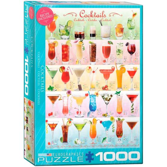 Puzzle Eurographics Cocktails de 1000 Piezas Puzzle Eurographics Cocktails de 1000 Piezas