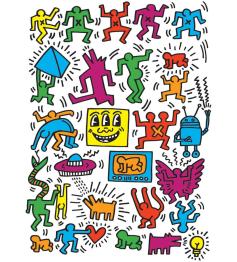 Puzzle 1000 piezas CB Keith Haring Clementoni. Puzzles diferentes