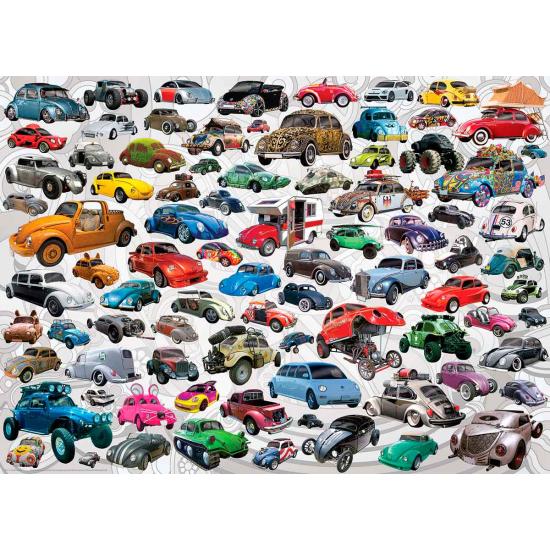 Puzzle Eurographics ¿Cuál Es Tu Escarabajo? de 1000 Piezas