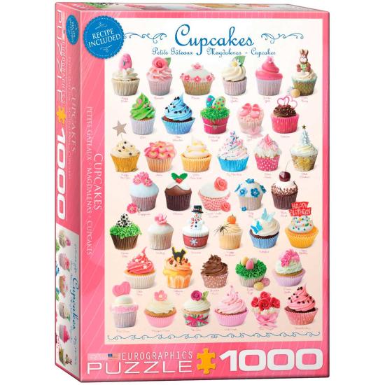 Puzzle Eurographics Cupcakes de 1000 Piezas