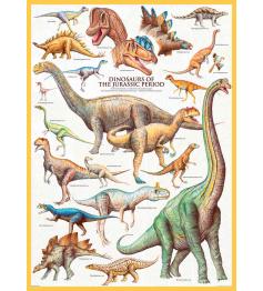 Puzzle Eurographics Dinosaurios del Jurásico de 1000 Piezas