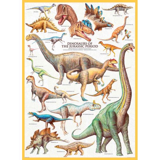 Puzzle Eurographics Dinosaurios del Jurásico de 1000 Piezas Puzzle Eurographics Dinosaurios del Jurásico de 1000 Piezas