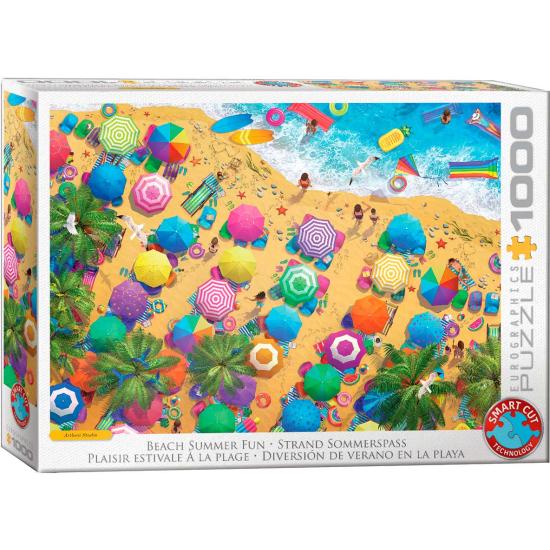 Puzzle Eurographics Diversión de Verano en la Playa de 1000 Pzs Puzzle Eurographics Diversión de Verano en la Playa de 1000 Pzs