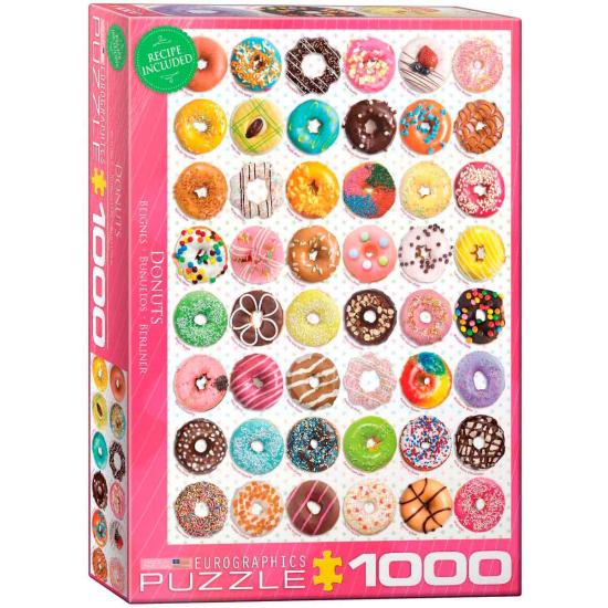 Puzzle Eurographics Donuts 1000 Piezas