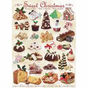 Puzzle Eurographics Dulces de Navidad de 1000 Piezas