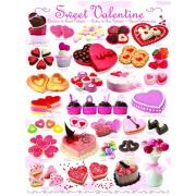 Puzzle Eurographics Dulces de San Valentín de 1000 Piezas