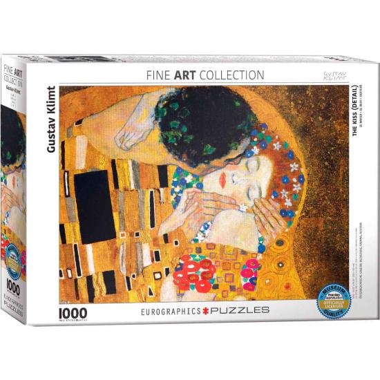 Puzzle Eurographics El Beso (Detalle) de 1000 Piezas Puzzle Eurographics El Beso (Detalle) de 1000 Piezas