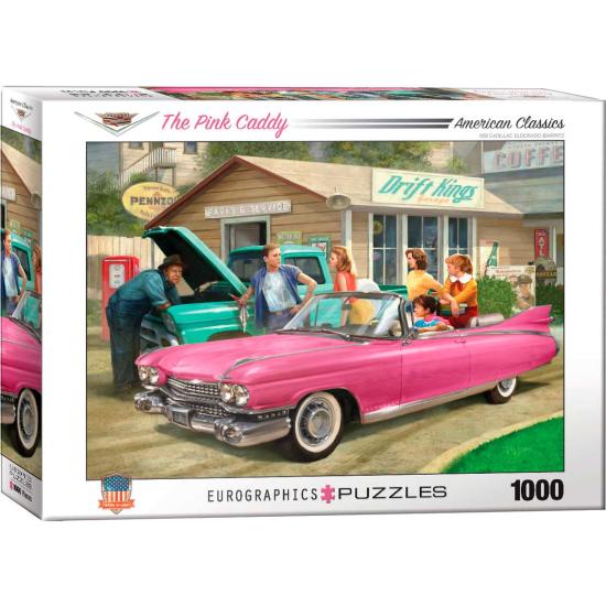 Puzzle Eurographics El Cadillac Rosa de 1000 Piezas