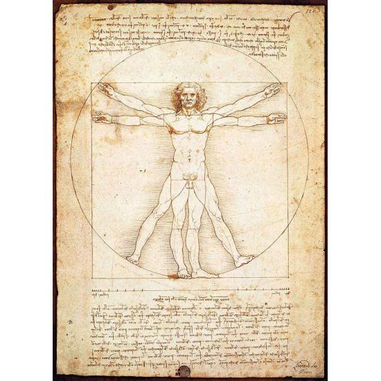 Puzzle Eurographics El Hombre de Vitruvio 1000 Piezas