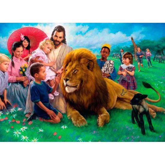 Puzzle Eurographics El León y el Cordero 1000 Piezas Puzzle Eurographics El León y el Cordero 1000 Piezas