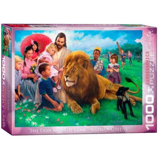 Puzzle Eurographics El León y el Cordero 1000 Piezas Puzzle Eurographics El León y el Cordero 1000 Piezas