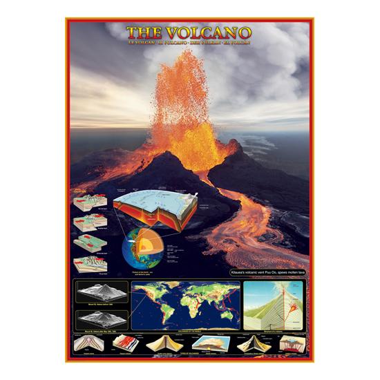 Puzzle Eurographics El Volcán de 1000 Piezas
