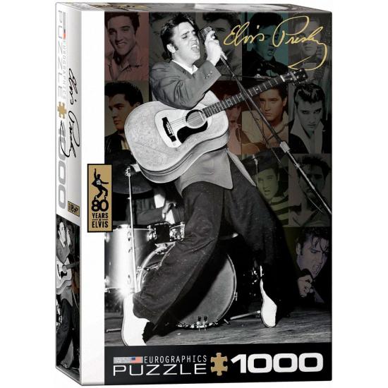 Puzzle Eurographics Elvis Presley Directo en el Olympia, 1000 P