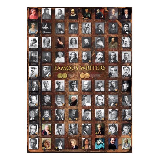Puzzle Eurographics Escritores Famosos de 1000 Piezas