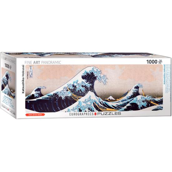 Puzzle Eurographics Panorama La Gran Ola de Kanagawa de 1000 Pz Puzzle Eurographics Panorama La Gran Ola de Kanagawa de 1000 Pz