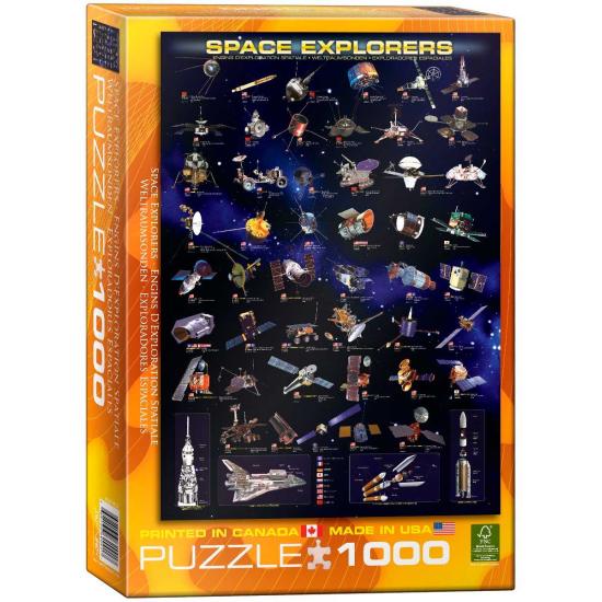 Puzzle Eurographics Exploradores Espaciales de 1000 Pzas